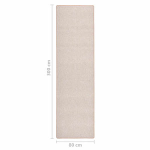 Χαλί Διάδρομος Taupe 80 x 300 εκ.