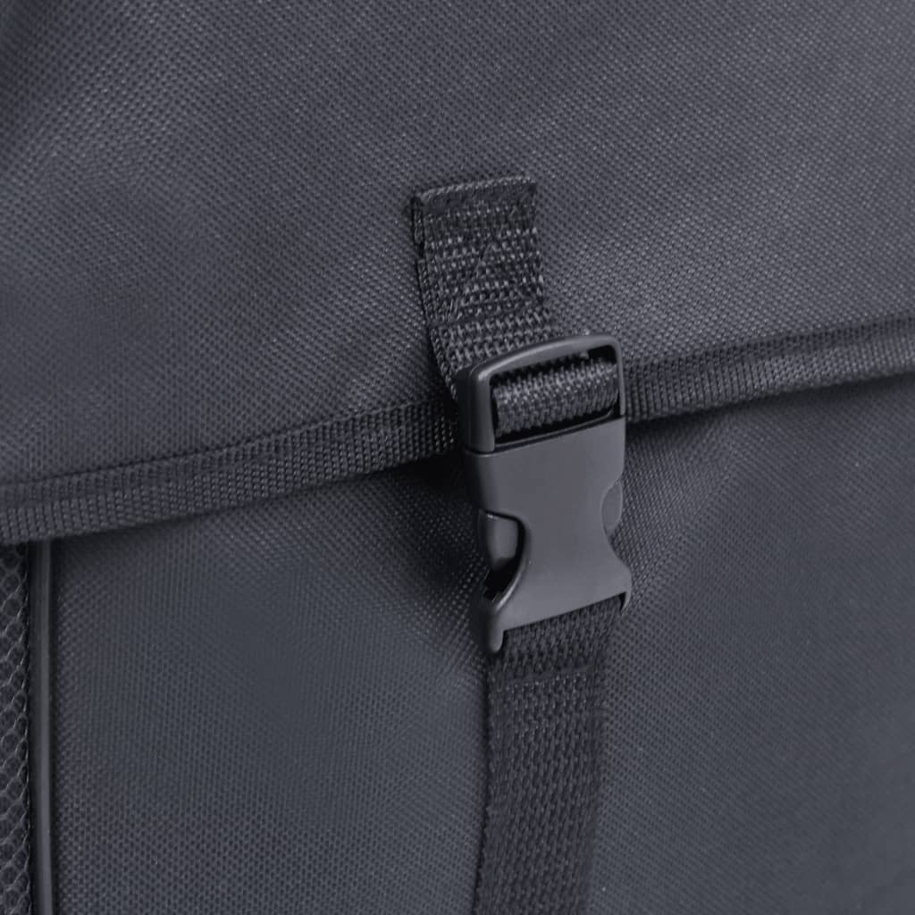 Τσάντα Σχάρας Ποδηλάτου Διπλή Αδιάβροχη Μαύρη 35 Λίτρων - Pakobazaar