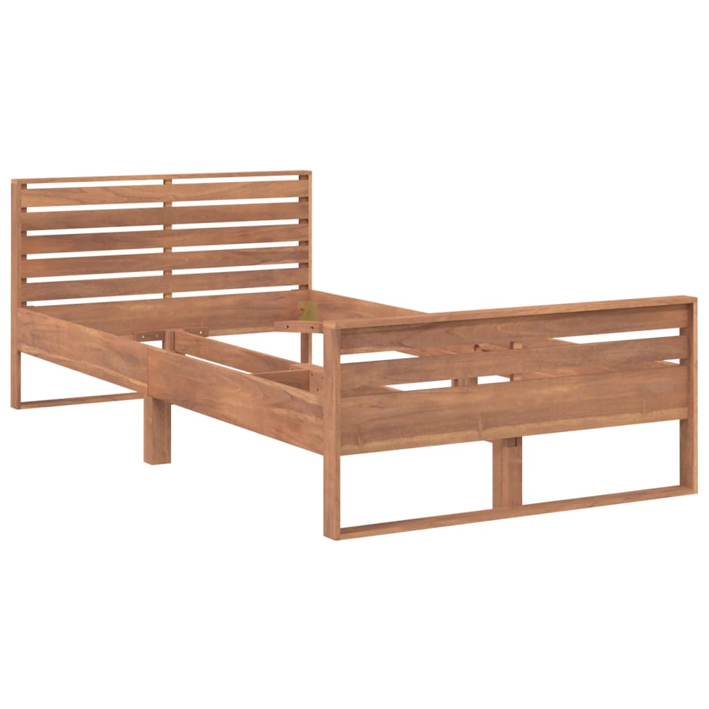 Πλαίσιο Κρεβατιού 100 x 200 εκ. από Μασίφ Ξύλο Teak
