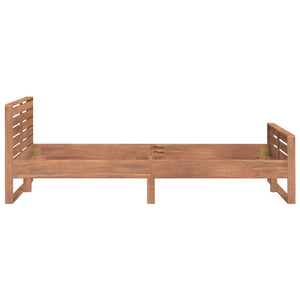 Πλαίσιο Κρεβατιού 100 x 200 εκ. από Μασίφ Ξύλο Teak