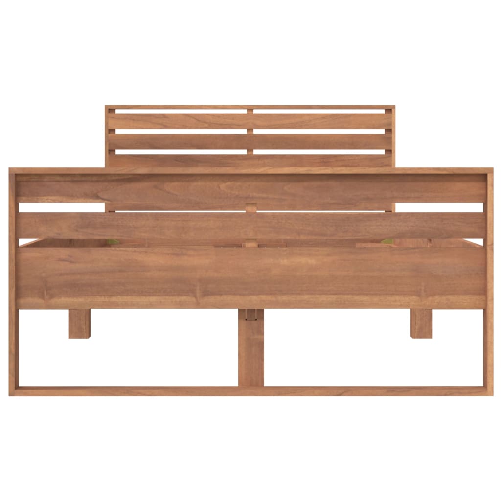 Πλαίσιο Κρεβατιού 100 x 200 εκ. από Μασίφ Ξύλο Teak