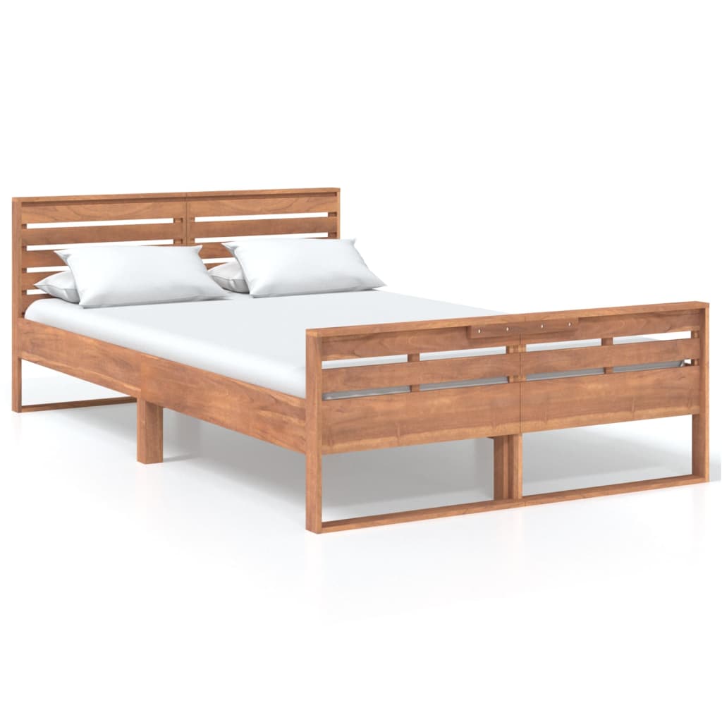 Πλαίσιο Κρεβατιού 120 x 200 εκ. από Μασίφ Ξύλο Teak - Pakobazaar