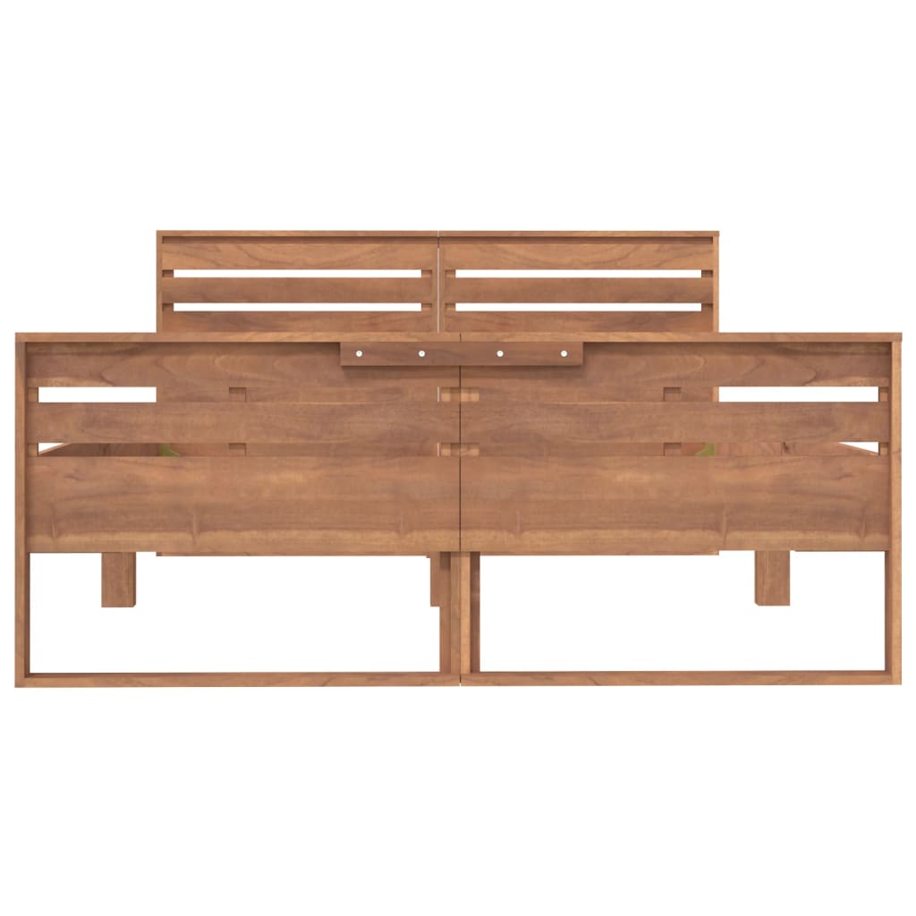 Πλαίσιο Κρεβατιού 120 x 200 εκ. από Μασίφ Ξύλο Teak - Pakobazaar