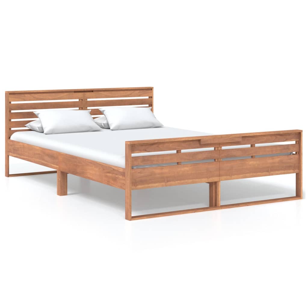 Πλαίσιο Κρεβατιού 140 x 200 εκ. από Μασίφ Ξύλο Teak