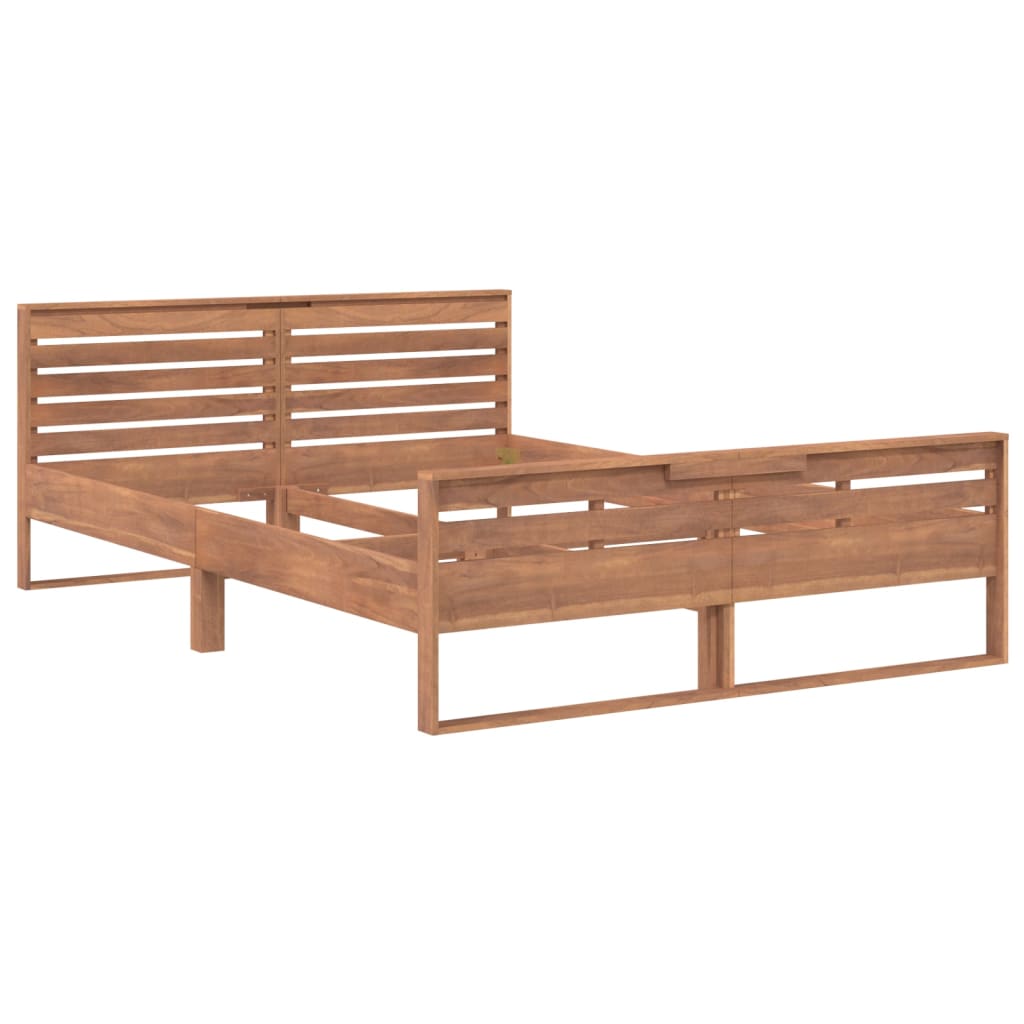 Πλαίσιο Κρεβατιού 140 x 200 εκ. από Μασίφ Ξύλο Teak
