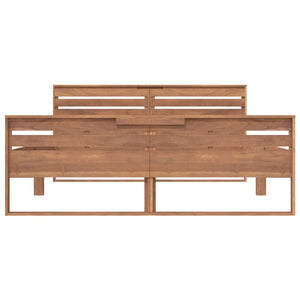 Πλαίσιο Κρεβατιού 140 x 200 εκ. από Μασίφ Ξύλο Teak