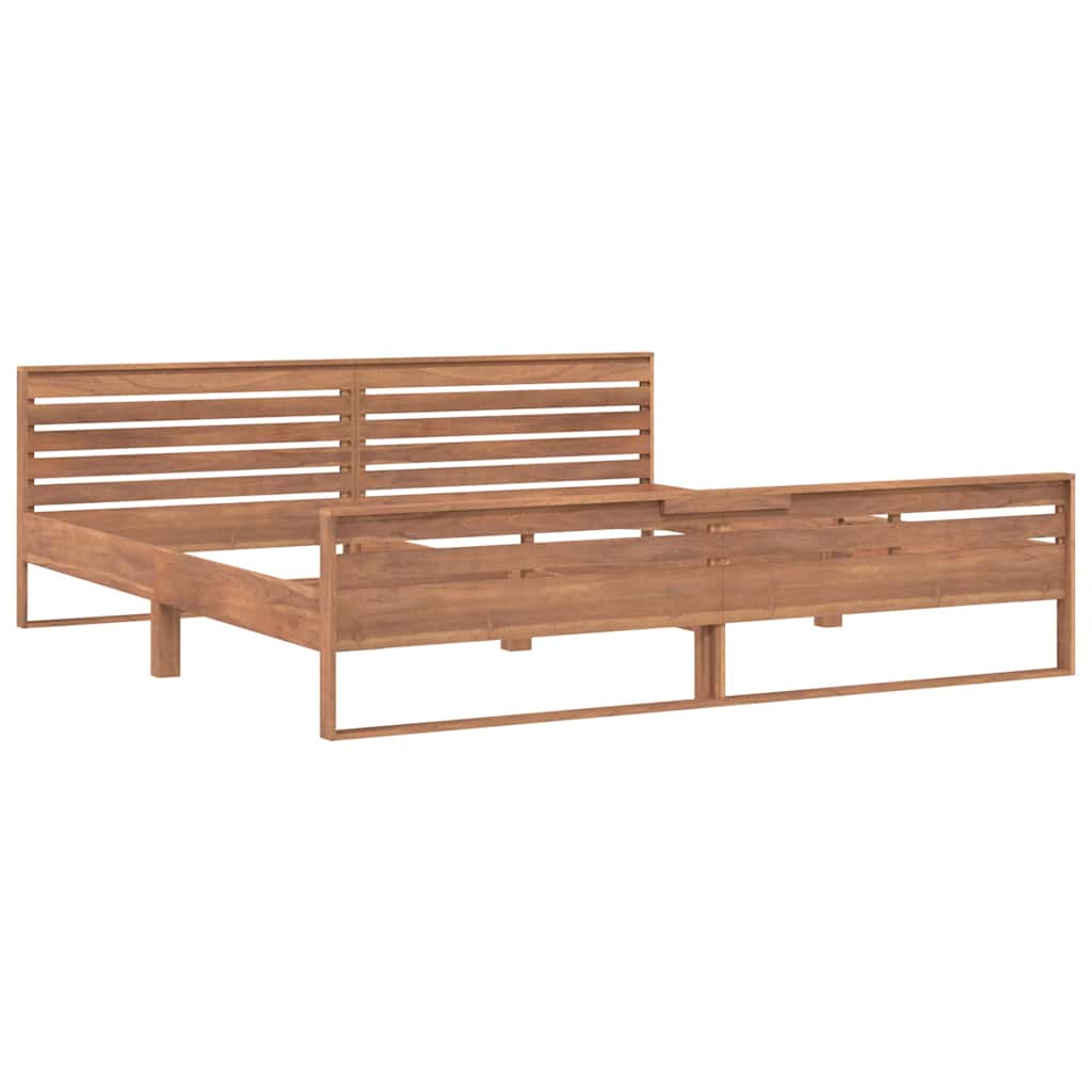 Πλαίσιο Κρεβατιού 200 x 200 εκ. από Μασίφ Ξύλο Teak