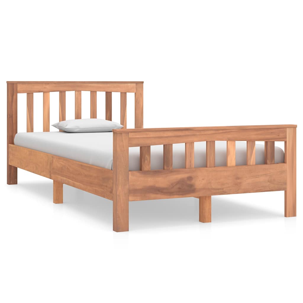 Πλαίσιο Κρεβατιού 100 x 200 εκ. από Μασίφ Ξύλο Teak