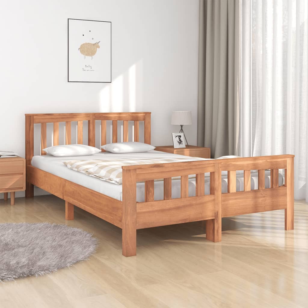 Πλαίσιο Κρεβατιού 120 x 200 εκ. από Μασίφ Ξύλο Teak