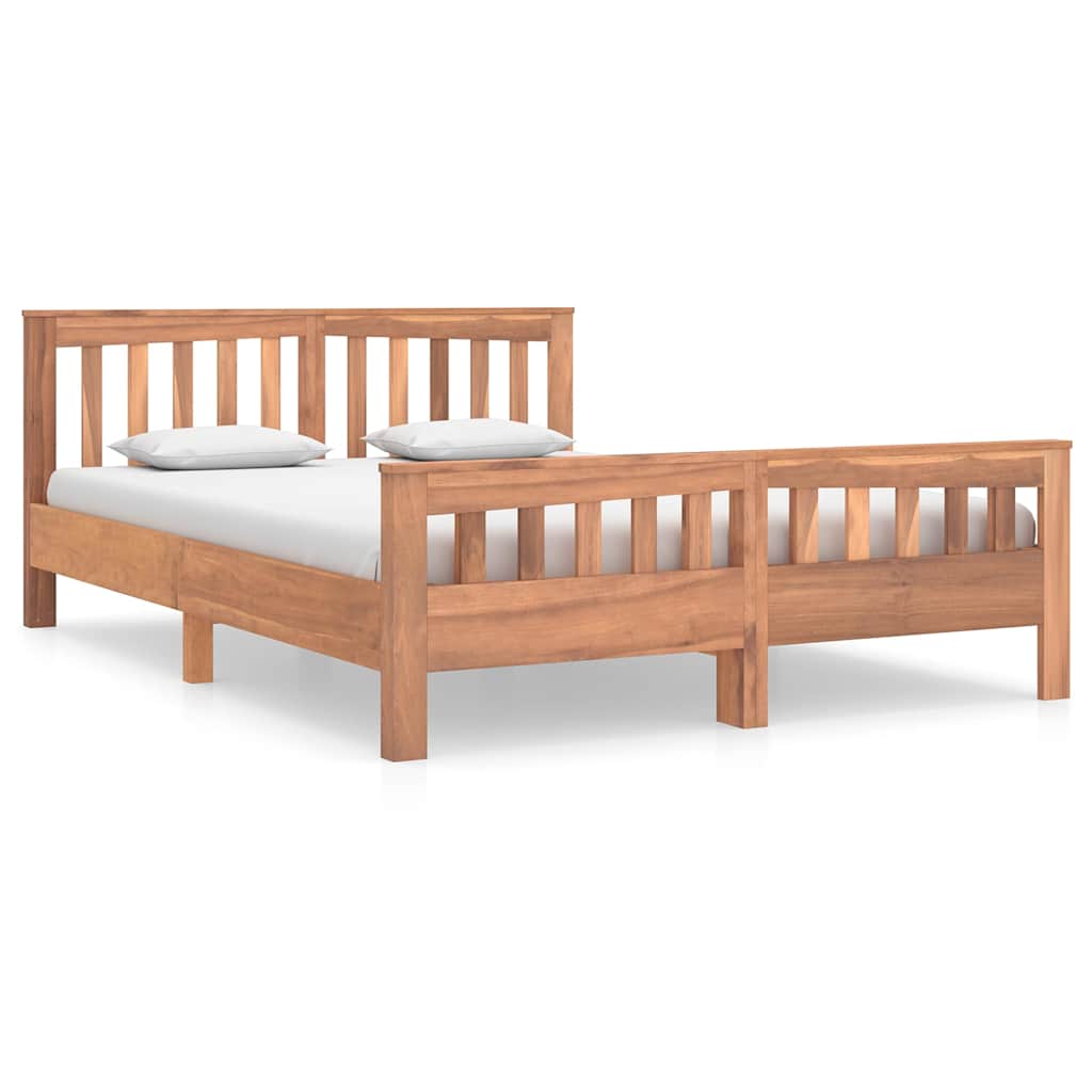 Πλαίσιο Κρεβατιού 140 x 200 εκ. από Μασίφ Ξύλο Teak - Pakobazaar