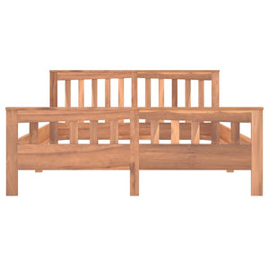 Πλαίσιο Κρεβατιού 140 x 200 εκ. από Μασίφ Ξύλο Teak - Pakobazaar