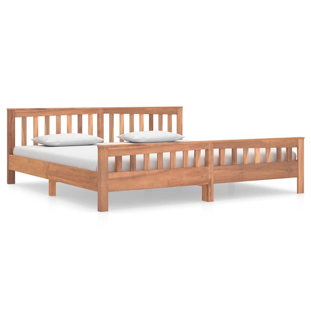 Πλαίσιο Κρεβατιού 200 x 200 εκ. από Μασίφ Ξύλο Teak