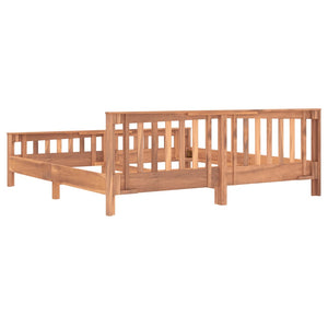 Πλαίσιο Κρεβατιού 200 x 200 εκ. από Μασίφ Ξύλο Teak