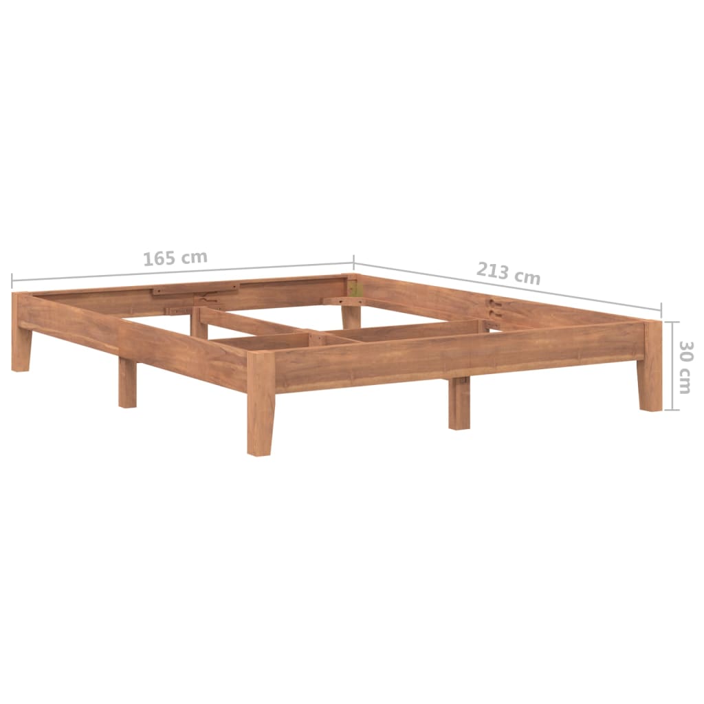 Πλαίσιο Κρεβατιού 160 x 200 εκ. από Μασίφ Ξύλο Teak - Pakobazaar