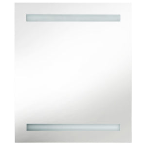Καθρέφτης Μπάνιου με Ντουλάπι / LED Δρυς 50 x 14 x 60 εκ.