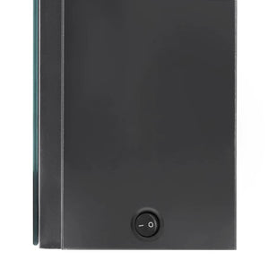 Καθρέφτης Μπάνιου με Ντουλάπι & LED Γκρι 80x12x68 εκ.