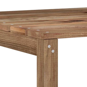 Καναπέδες Κήπου Μεσαίοι από Παλέτες 2 τεμ. Καφέ Ξύλο Πεύκου