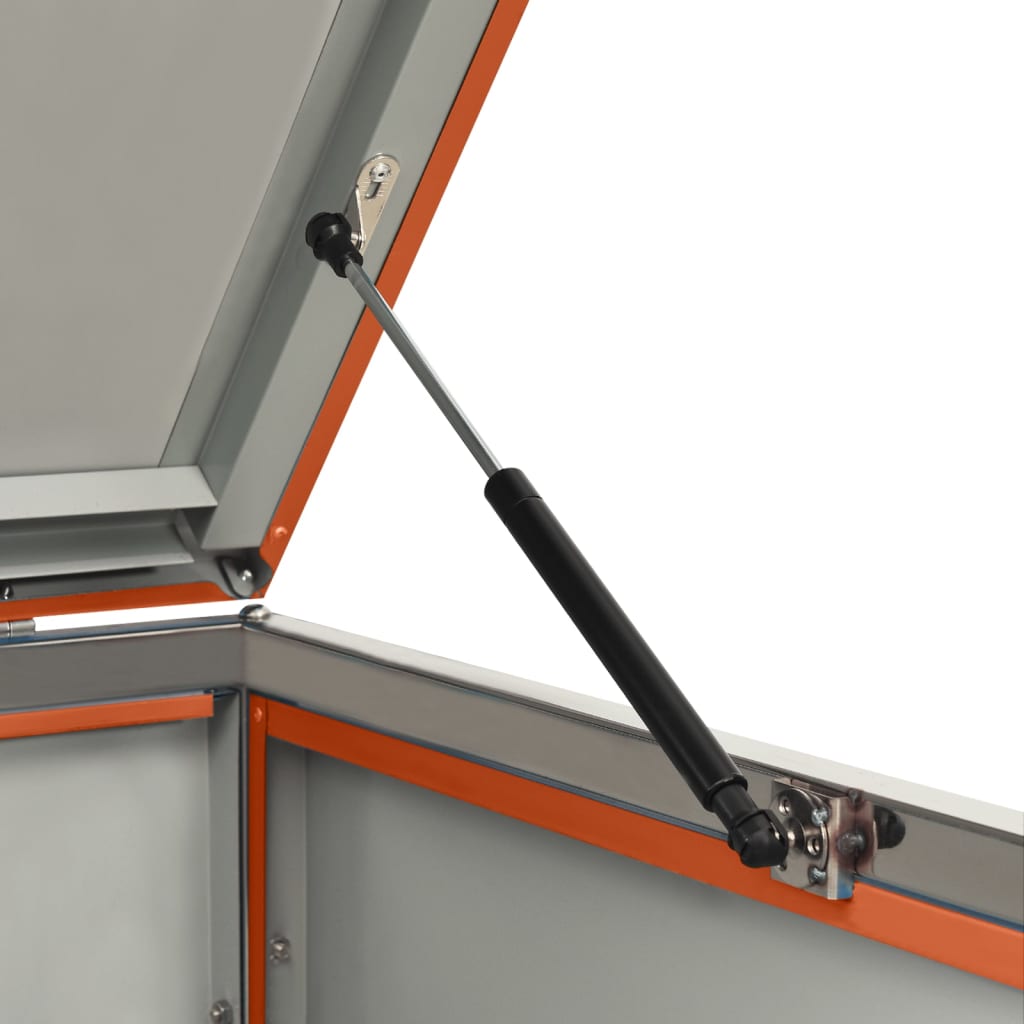 Πλαίσιο Κάδου Απορρ. Τριπλό με Ρόδες 207x77,5x112,5εκ. Αν. Ατσ. - PAKOBAZAAR