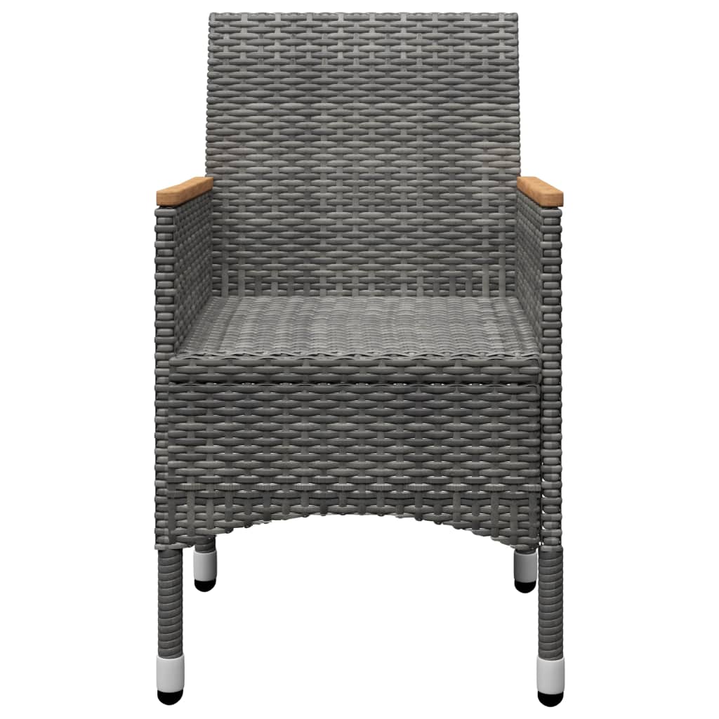 Σετ Τραπεζαρίας Κήπου 3 Τεμαχίων Γκρι - PAKOBAZAAR