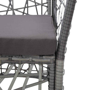 Σετ Τραπεζαρίας Κήπου 3 Τεμαχίων Γκρι