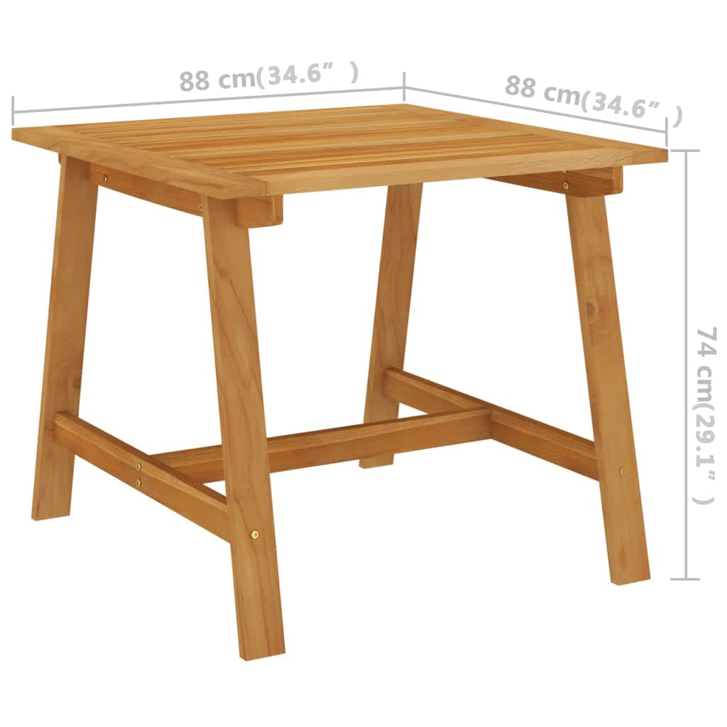 Σετ Τραπεζαρίας Κήπου 3 Τεμαχίων Μαύρο - PAKOBAZAAR