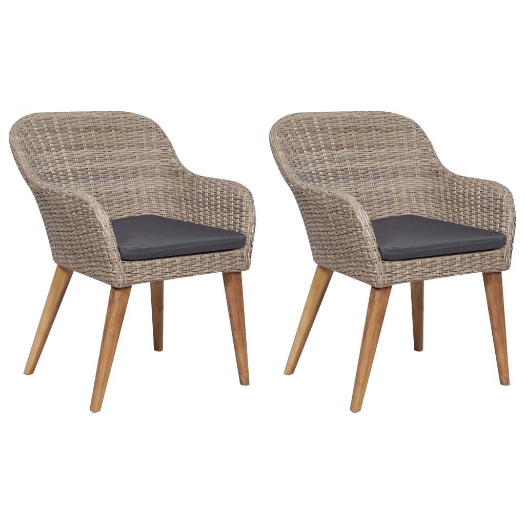 Σετ Τραπεζαρίας Κήπου 3 Τεμαχίων Καφέ - PAKOBAZAAR