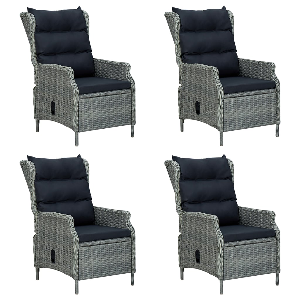 Σετ Τραπεζαρίας Κήπου 5 Τεμαχίων Ανοιχτό Γκρι - PAKOBAZAAR