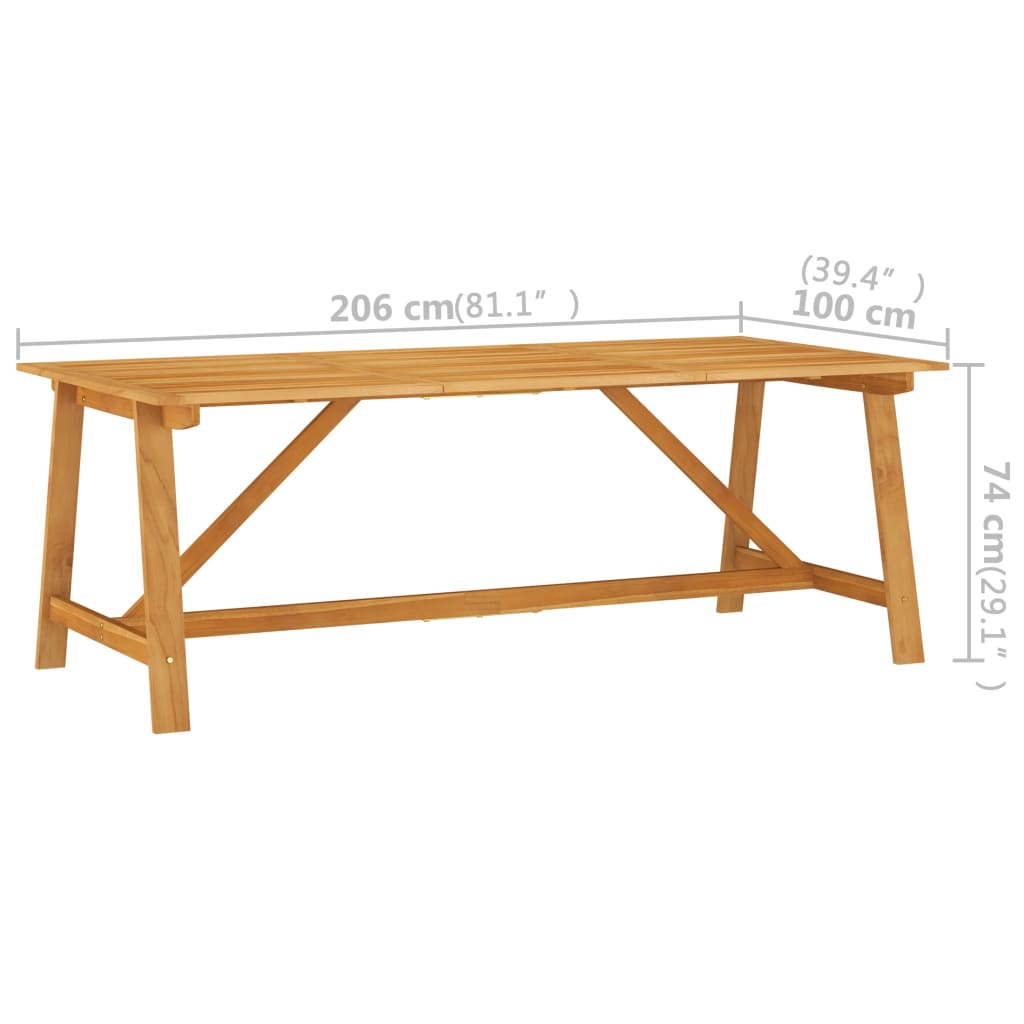 Σετ Τραπεζαρίας Κήπου 7 Τεμαχίων Γκρι - PAKOBAZAAR