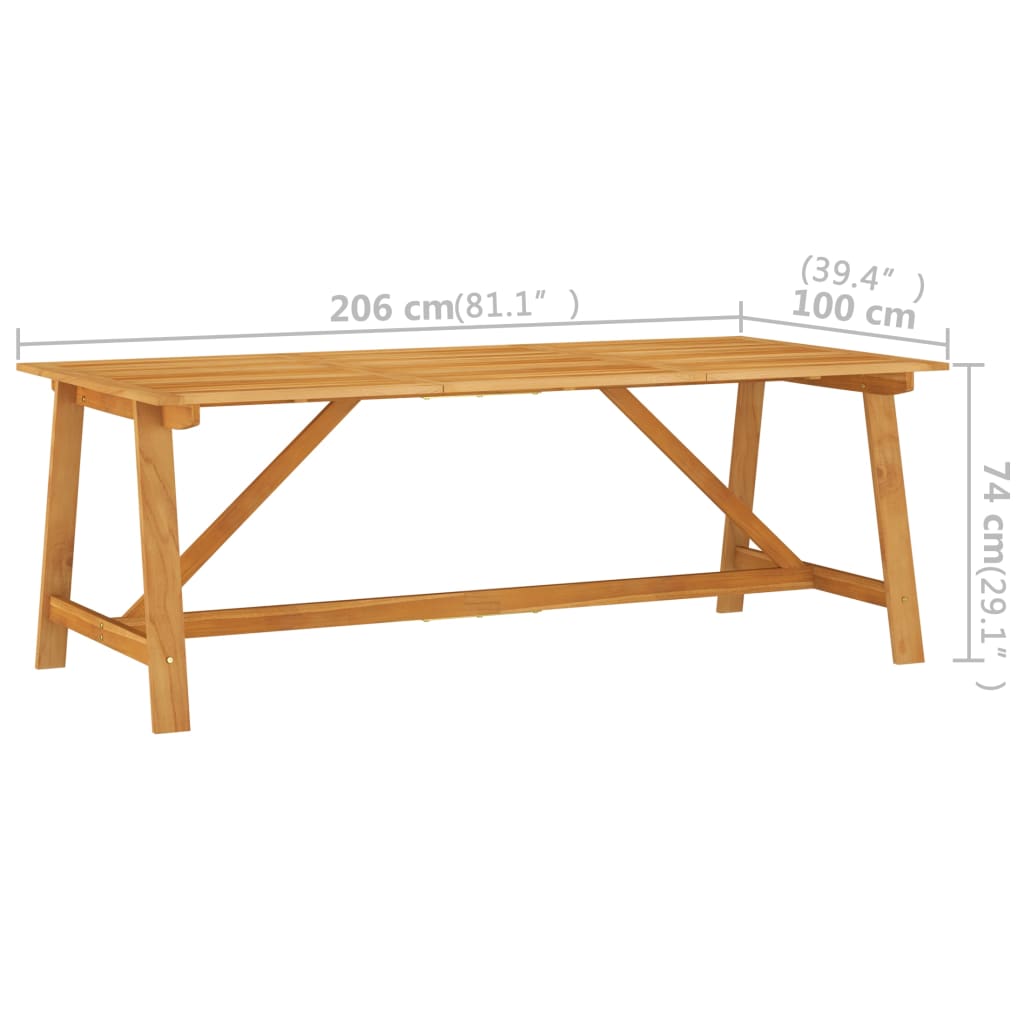 Σετ Τραπεζαρίας Κήπου 7 Τεμαχίων Μαύρο - PAKOBAZAAR