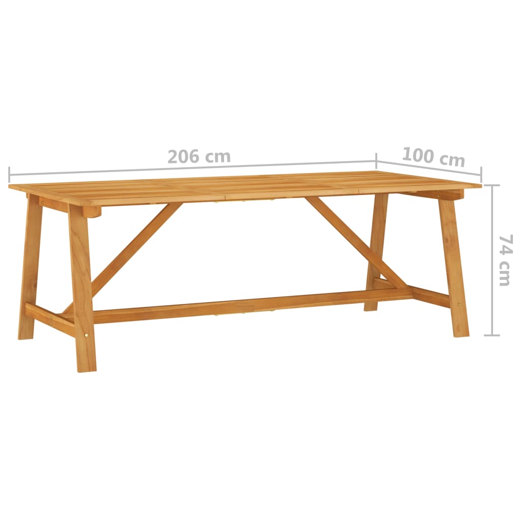 Σετ Τραπεζαρίας Κήπου 7 Τεμαχίων Γκρι - PAKOBAZAAR