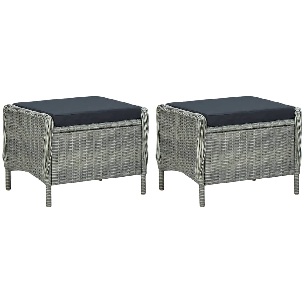 Σετ Τραπεζαρίας Κήπου 9 Τεμαχίων Ανοιχτό Γκρι - PAKOBAZAAR