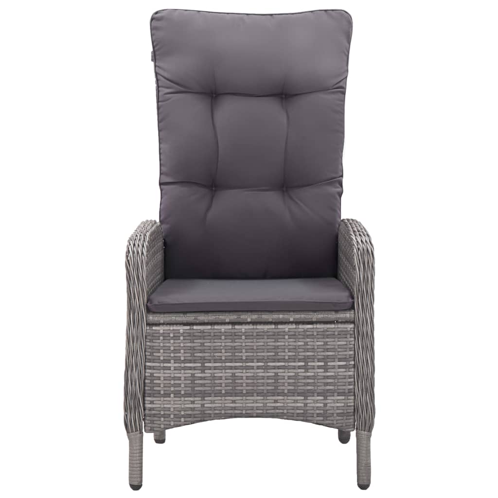 Σετ Τραπεζαρίας Κήπου 5 Τεμαχίων Γκρι - PAKOBAZAAR