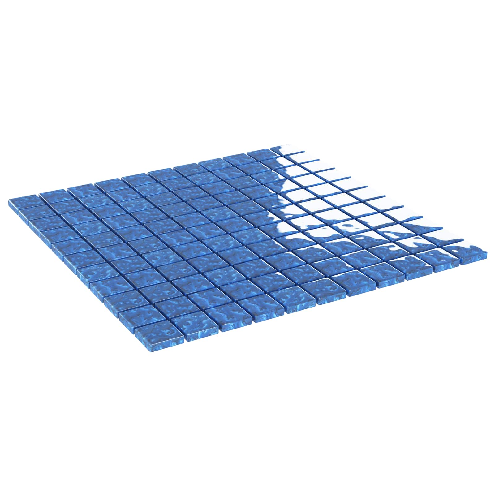 Μωσαϊκό Πλακάκι 11 pcs Μπλε 50 x 50 cm Γυαλί - Pakobazaar