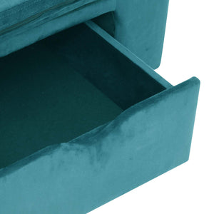 Σοφάκι για Σκύλους Τιρκουάζ 75 x 50 x 38cm Βελουτέ - Pakobazaar