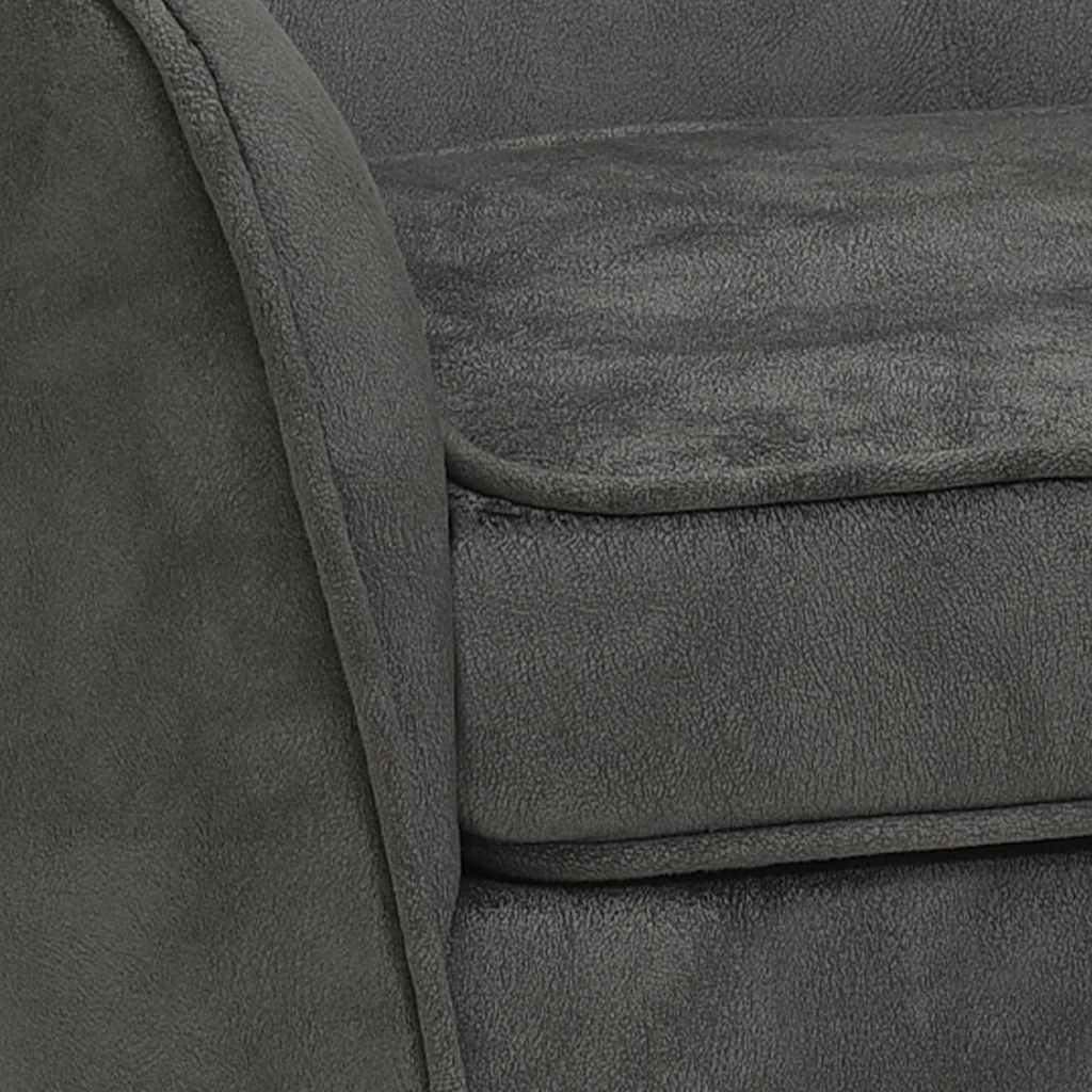 Καναπές - Κρεβάτι Σκύλου Σκούρο Γκρι 66 x 43 x 40 εκ. Βελουτέ