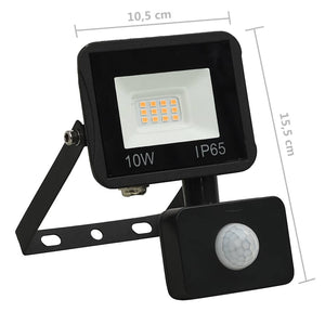 Προβολέας LED με Αισθητήρα Ζεστό Λευκό 10 W - PAKOBAZAAR