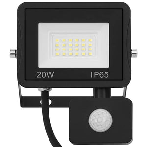 Προβολέας LED με Αισθητήρα Θερμό Λευκό 20 W - PAKOBAZAAR