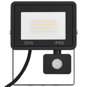 Προβολέας LED με Αισθητήρα Θερμό Λευκό 30 W - PAKOBAZAAR