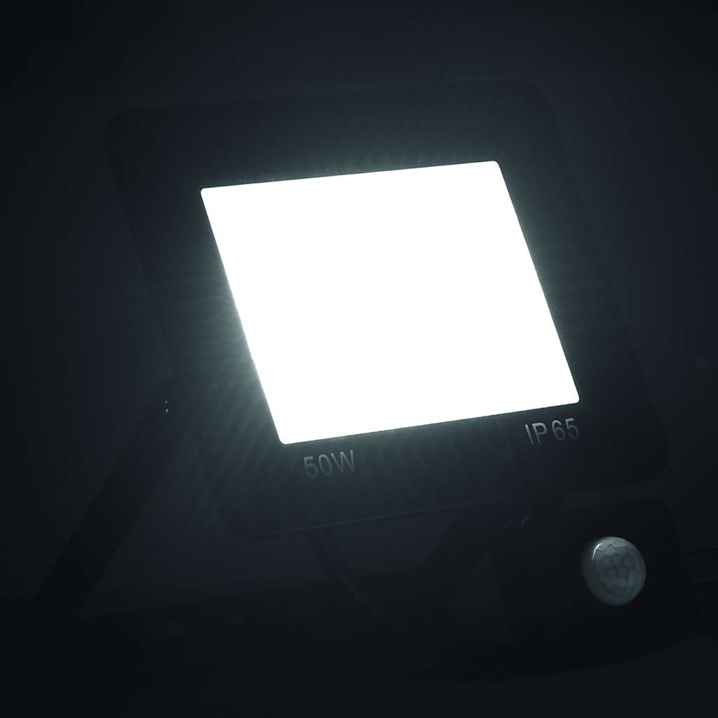 Προβολέας LED με Αισθητήρα Ψυχρό Λευκό 50 W - PAKOBAZAAR