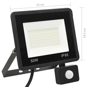 Προβολέας LED με Αισθητήρα Ψυχρό Λευκό 50 W - PAKOBAZAAR