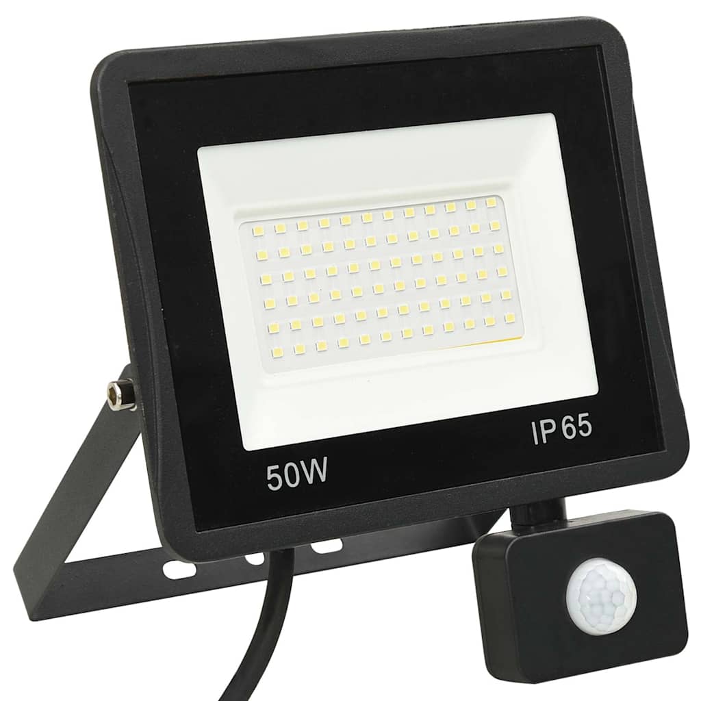 Προβολέας LED με Αισθητήρα Ψυχρό Λευκό 50 W - PAKOBAZAAR