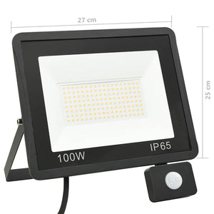 Προβολέας LED με Αισθητήρα Ψυχρό Λευκό 100 W - PAKOBAZAAR