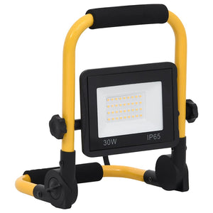 Προβολέας LED με Λαβή Θερμό Λευκό 30 W - PAKOBAZAAR