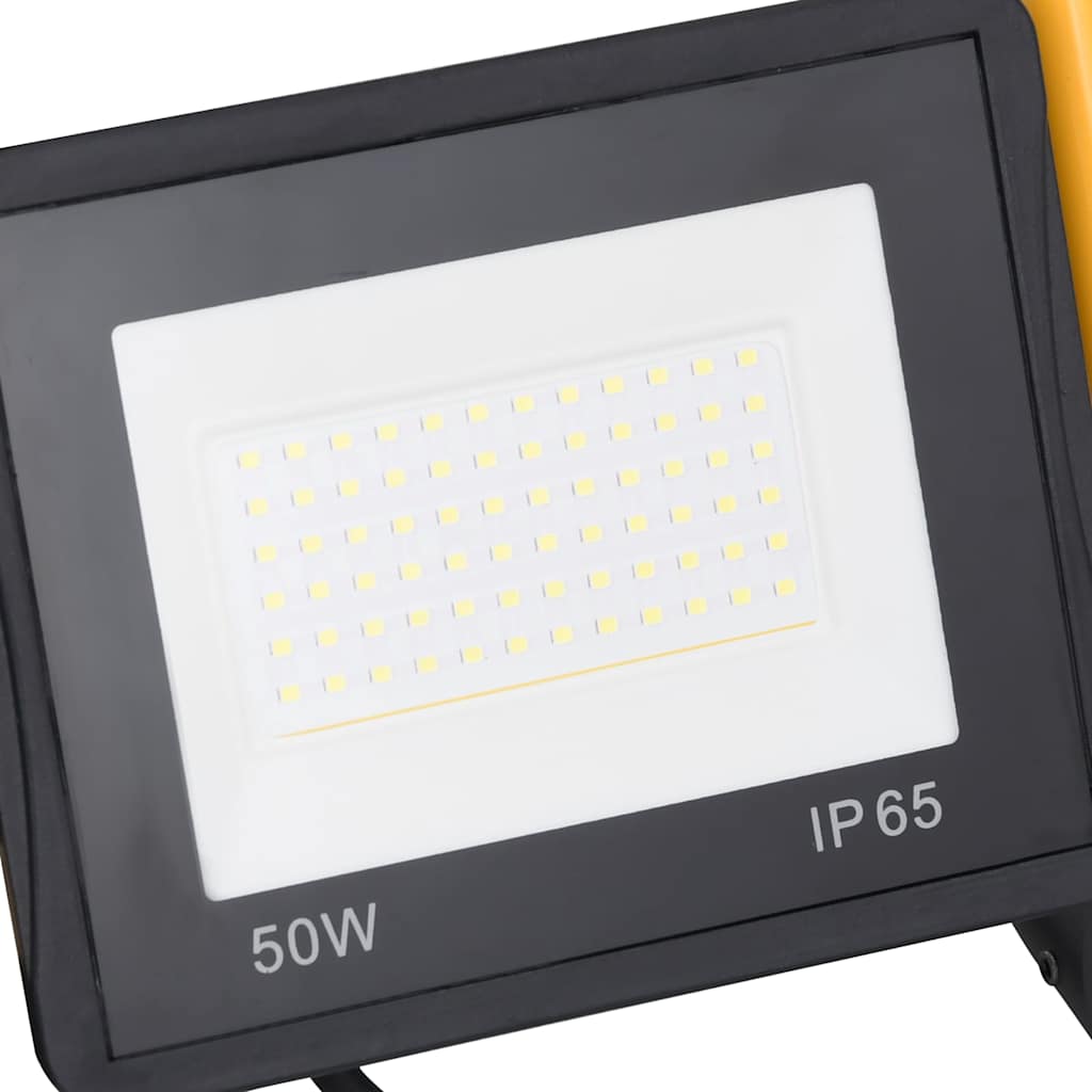 Προβολέας LED με Λαβή Θερμό Λευκό 50 W - Pakobazaar