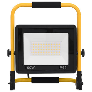 Προβολέας LED με Λαβή Θερμό Λευκό 100 W - PAKOBAZAAR