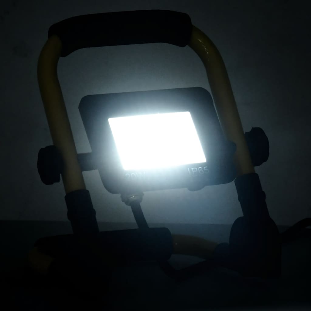 Προβολέας LED με Λαβή Ψυχρό Λευκό 20 W - PAKOBAZAAR