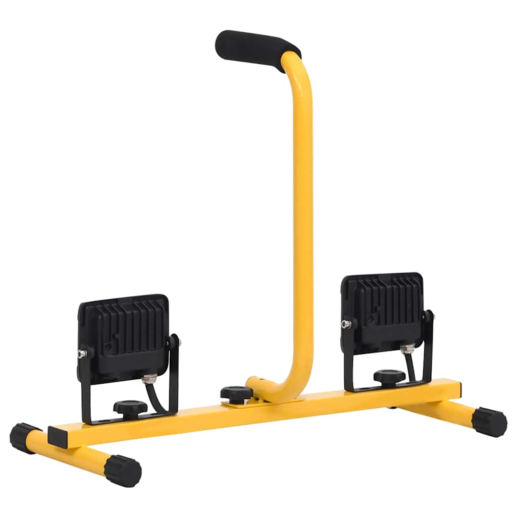 Προβολέας LED με Λαβή Θερμό Λευκό 2 x 10 W - PAKOBAZAAR