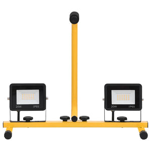 Προβολέας LED με Λαβή Θερμό Λευκό 2 x 20 W