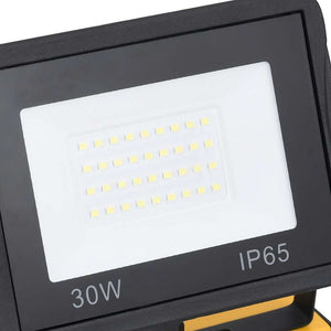 Προβολέας LED με Λαβή Θερμό Λευκό 2 x 30 W - PAKOBAZAAR