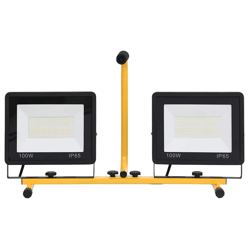 Προβολέας LED με Λαβή Θερμό Λευκό 2 x 100 W